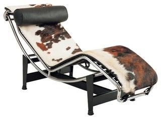 Lasair Chaise Lounge Chair, Cowhide | Houzz (App)