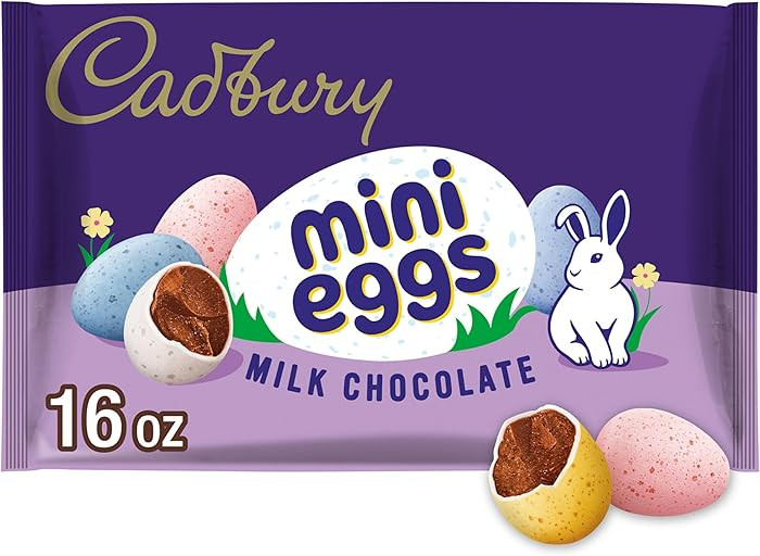 CADBURY MINI EGGS Milk Chocolate, Easter Candy Bag, 16 oz | Amazon (US)
