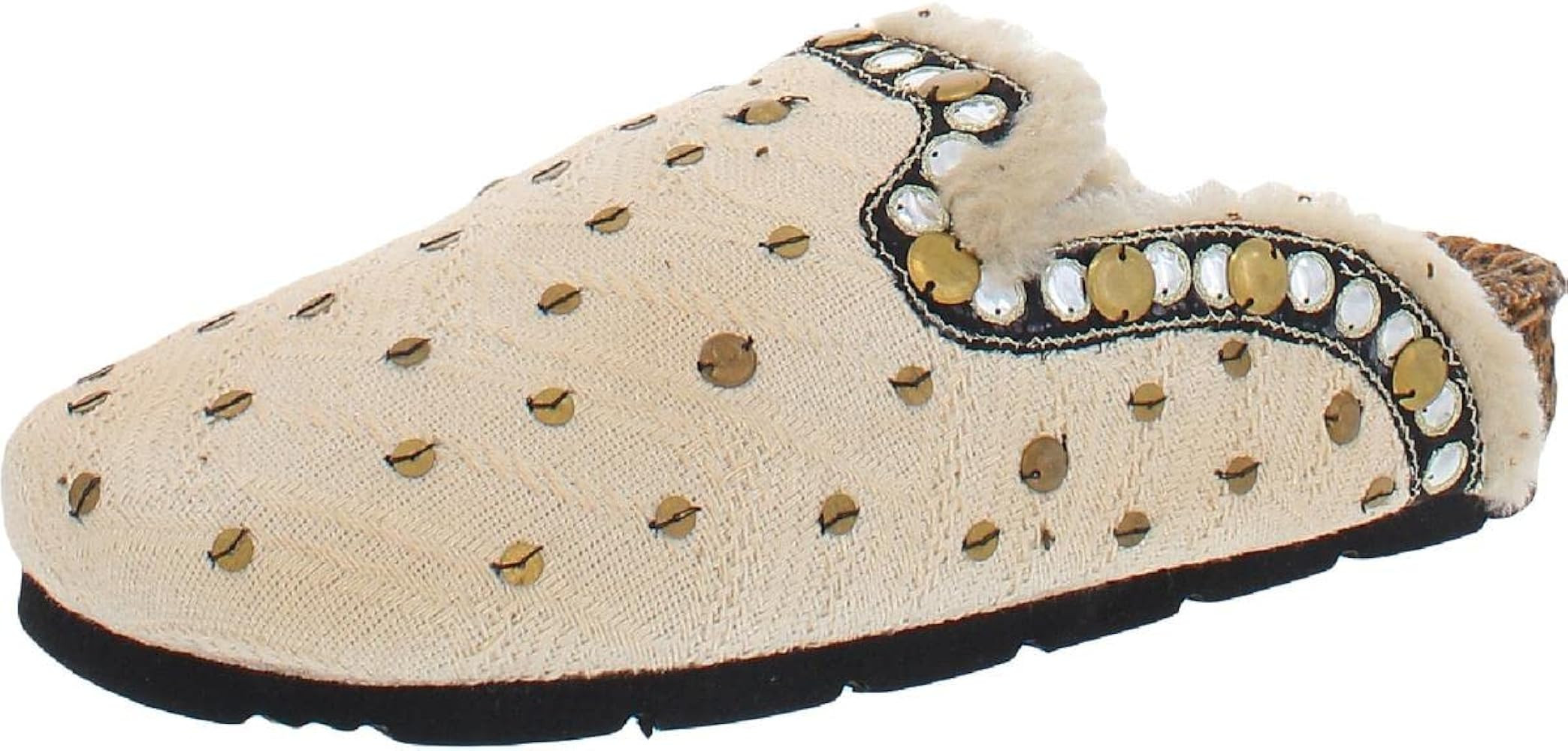 Free People Damon Women's Knit Studded Slip-On Cozy Mule | Amazon (US)