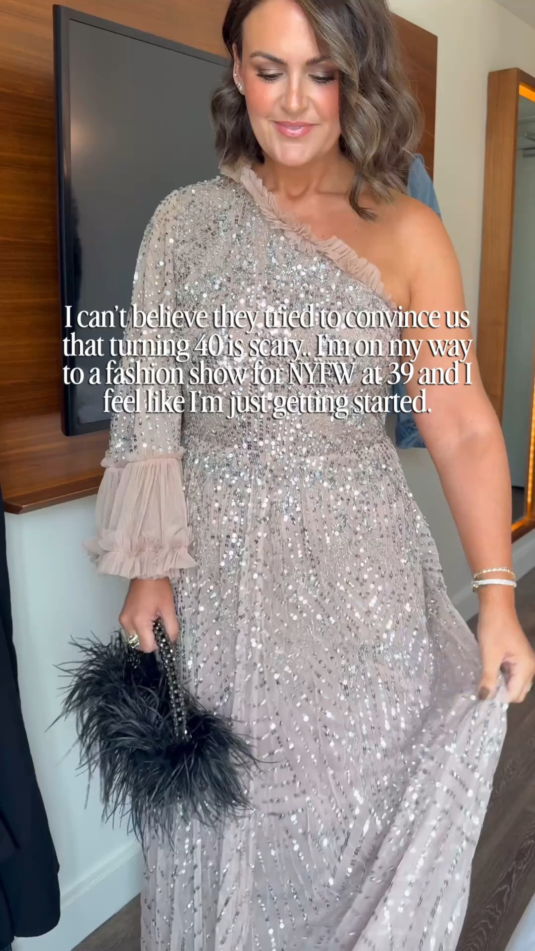 Dress is a 14 but I need a 12

Formal dress, nyfw, midsize, style over 30

#LTKNYFW #LTKMidsize #LTKootd