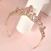 pc Teen Girls Princess Crown For Party Festival HighEnd Rhinestone Decorated Alloy Crown Headpiece | SHEIN