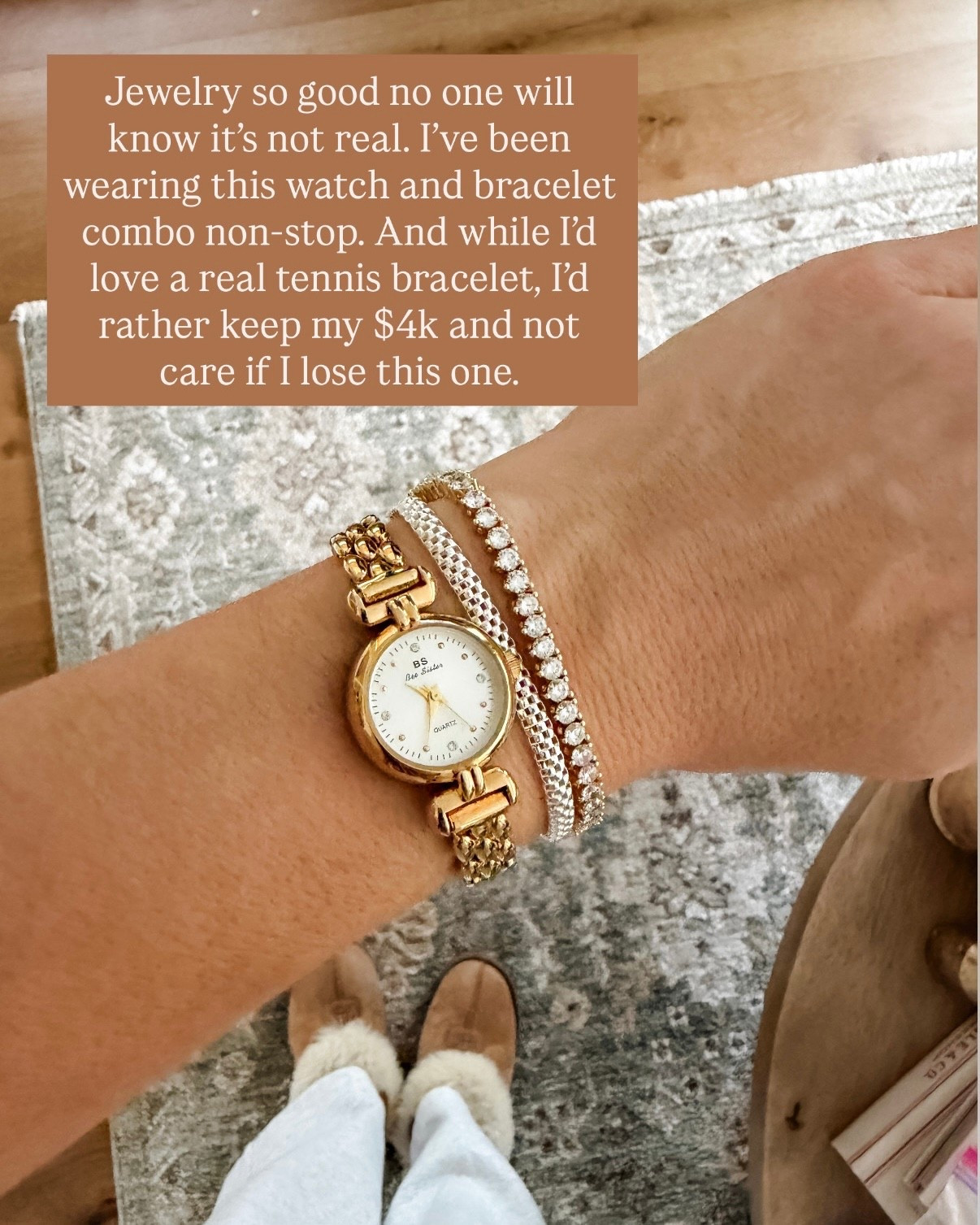 Living in this Amazon bracelet/watch combo! 

#LTKFindsUnder50