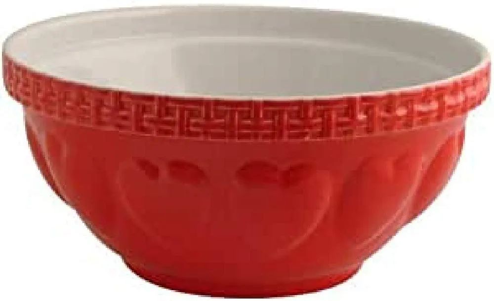 Mason Cash Chip Resistant Earthenware S12 Red Mixing Bowl, 29 x 29 x 14 cm | Amazon (US)