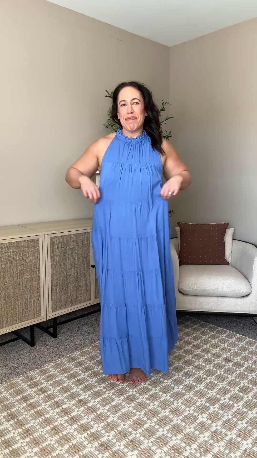 Size large in maxi dress from Amazon 

#LTKFindsUnder50 #LTKFindsUnder100 #LTKMidsize