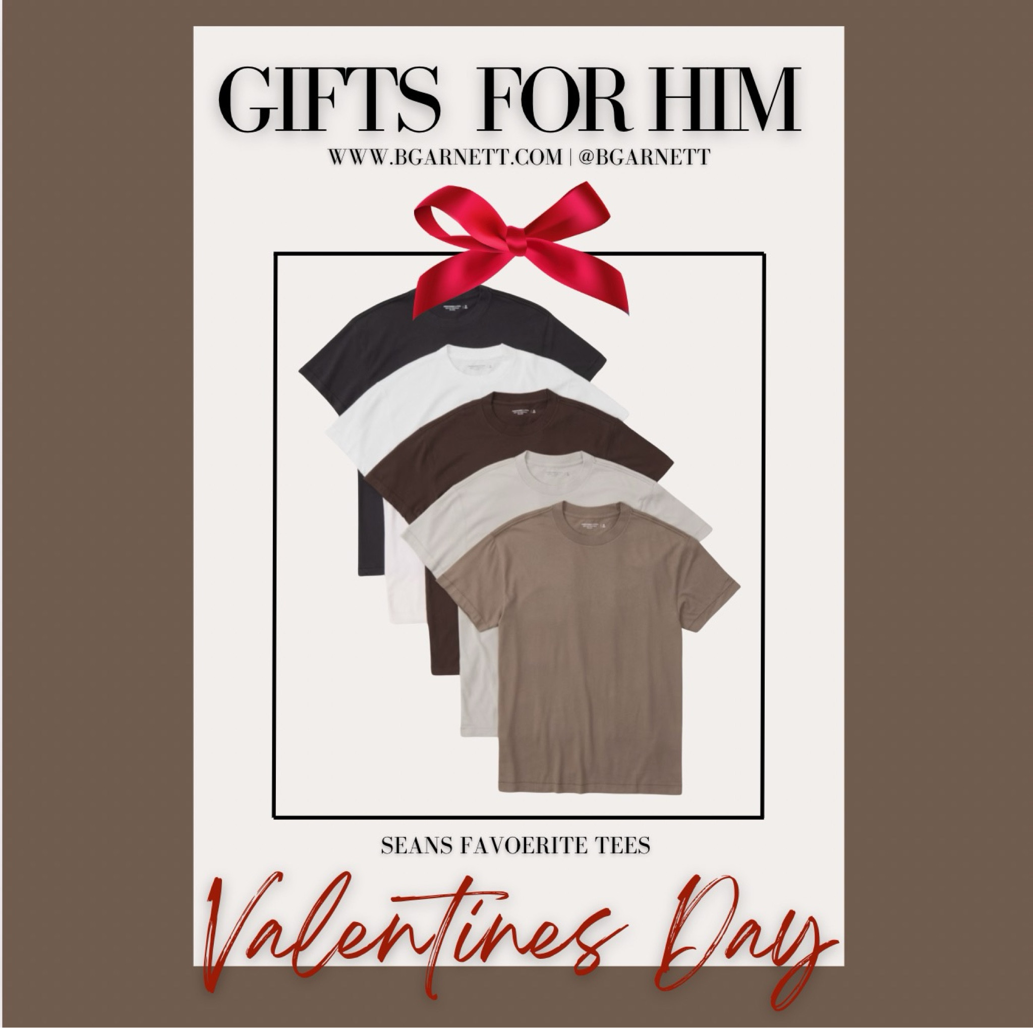 Some of Sean’s favorites: would order TTS or size up one for a more relaxed fit. Also linked the single shirt option 

Valentine’s Day Gift Idea for him

Gifts for him | Valentine’s Day gift | gifts for your husband | gifts for your boyfriend | gifts for dad | gifts for your brother | travel essentials 

#LTKMens #LTKGiftGuide #LTKWatchNow