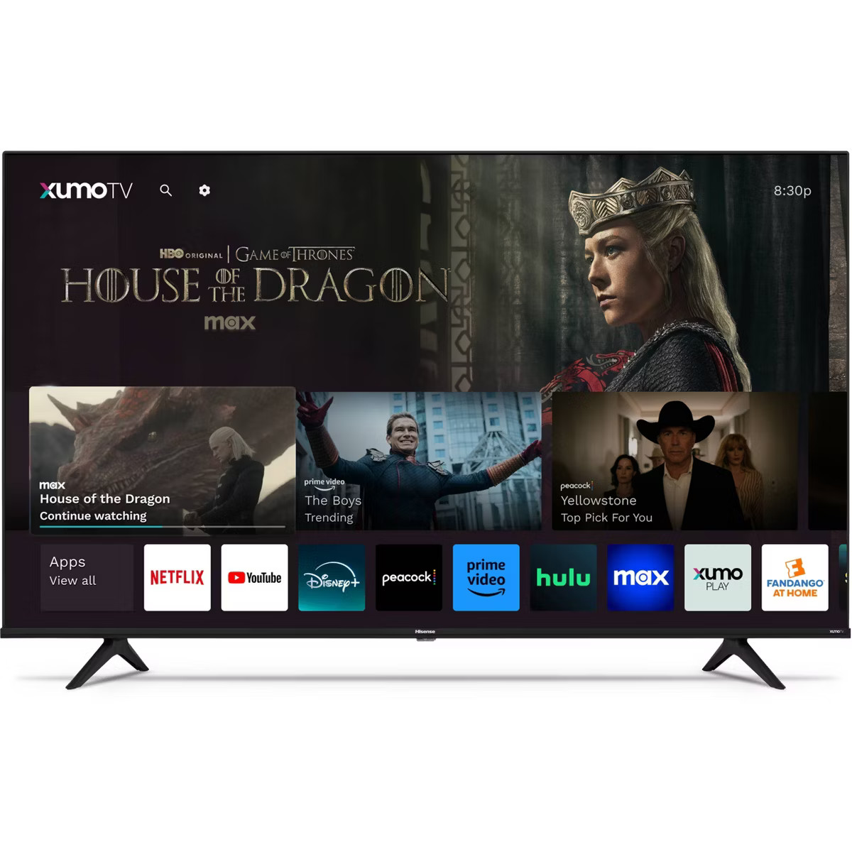 Hisense 65" Class 4K UHD Xumo Smart TV - 65A6HX | Target