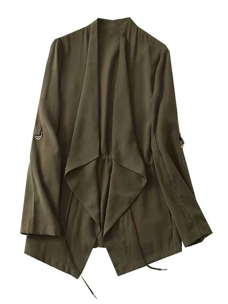 'Sophie' Waterfall Front Jacket (2 Colors) | Goodnight Macaroon