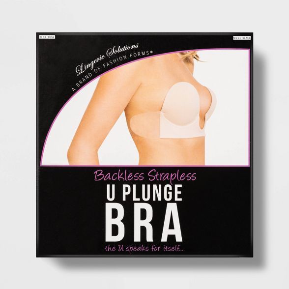 Fashion Forms Women's U-Plunge Adhesive Strapless Backless Bra | Target