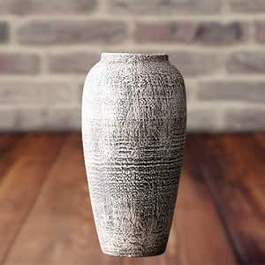 MARKABLE Modern Simple Handmade coarse Clay Pot(13.7''*6.7) | Amazon (US)