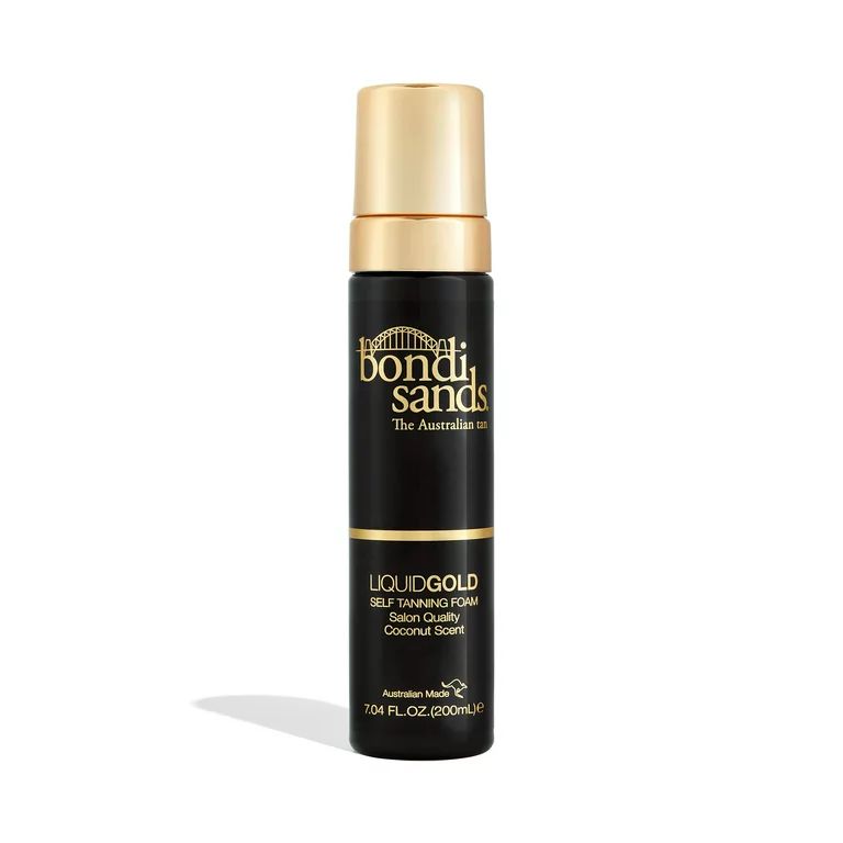 Bondi Sands Liquid Gold Self Tanning Foam for Body and Face 7.04 fl. Oz. | Walmart (US)