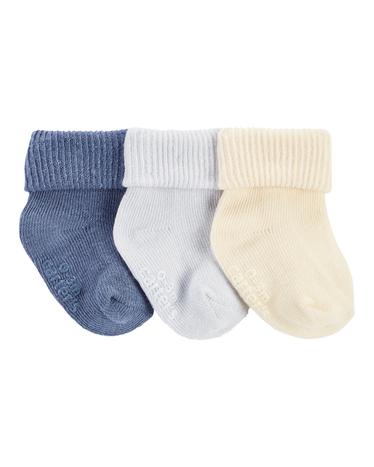 Baby 3-Pack Ribbed Booties | Carter's Inc