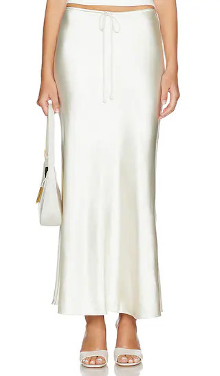 by Marianna Etienne Midi Skirt in Ivory | Revolve Clothing (Global)