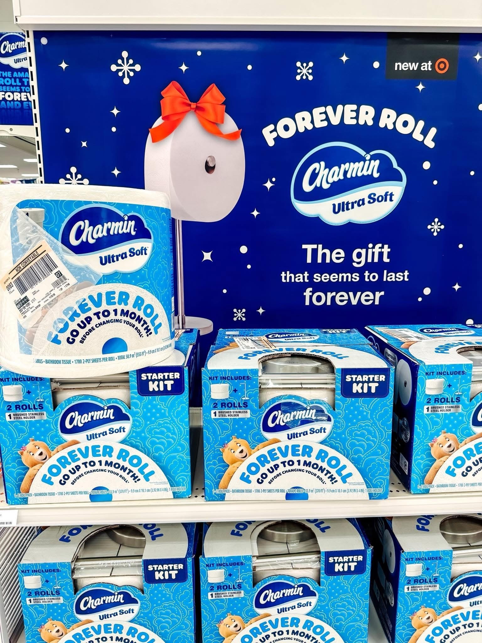 Yall WHAT!!!! Have y’all seen the Charmin FOREVER ROLL???? Apparently this toilet paper roll will last you 1 month 🫣🫣🫣

Kinda wanna buy it 😂

Also cant get over how funny this would be as a white elephant gift!!! 

#target #targetfinds #charmin #toiletpaper #funfinds #whiteelephant #whiteelephantgift #funny

#LTKHoliday #LTKGiftGuide