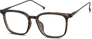 Tortoiseshell Square Glasses #7816825 | Zenni Optical | Zenni Optical (US & CA)