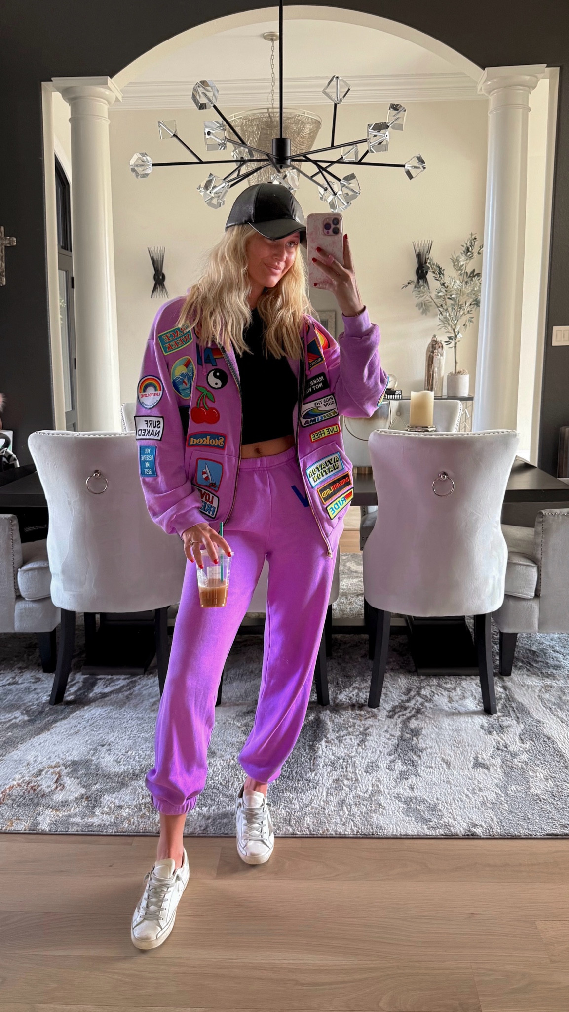 Aviator nation sweat set (wearing L in jacket, M in pants) softest EVER. Worth the hype  

#LTKStyleTip