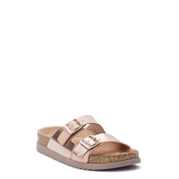 Time and Tru Women's Platform Footbed Sandals | Walmart (US)