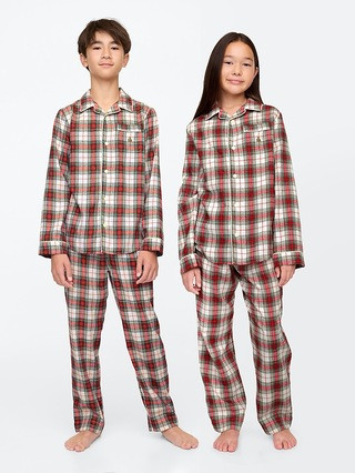 Kids Recycled Flannel PJ set | Gap (US)