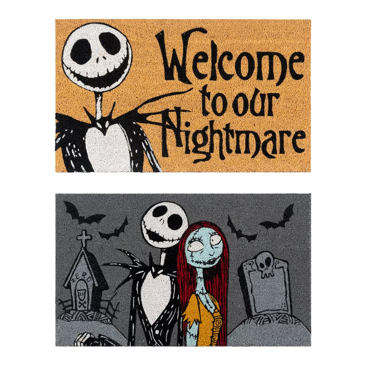 Disney's The Nightmare Before Christmas Coir 2-Pack Rugs Set | Kohl's