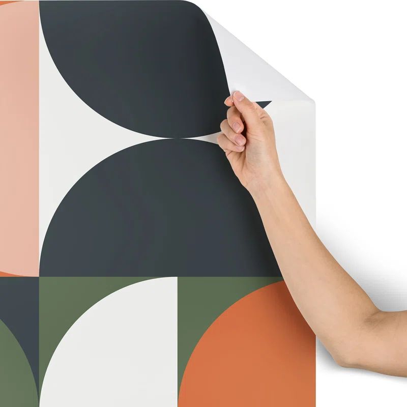 Reliford Peel & Stick Geometric Wallpaper | Wayfair North America