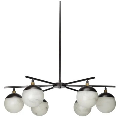 Metro 6 - Light Dimmable Sputnik Spider Chandelier | Wayfair North America