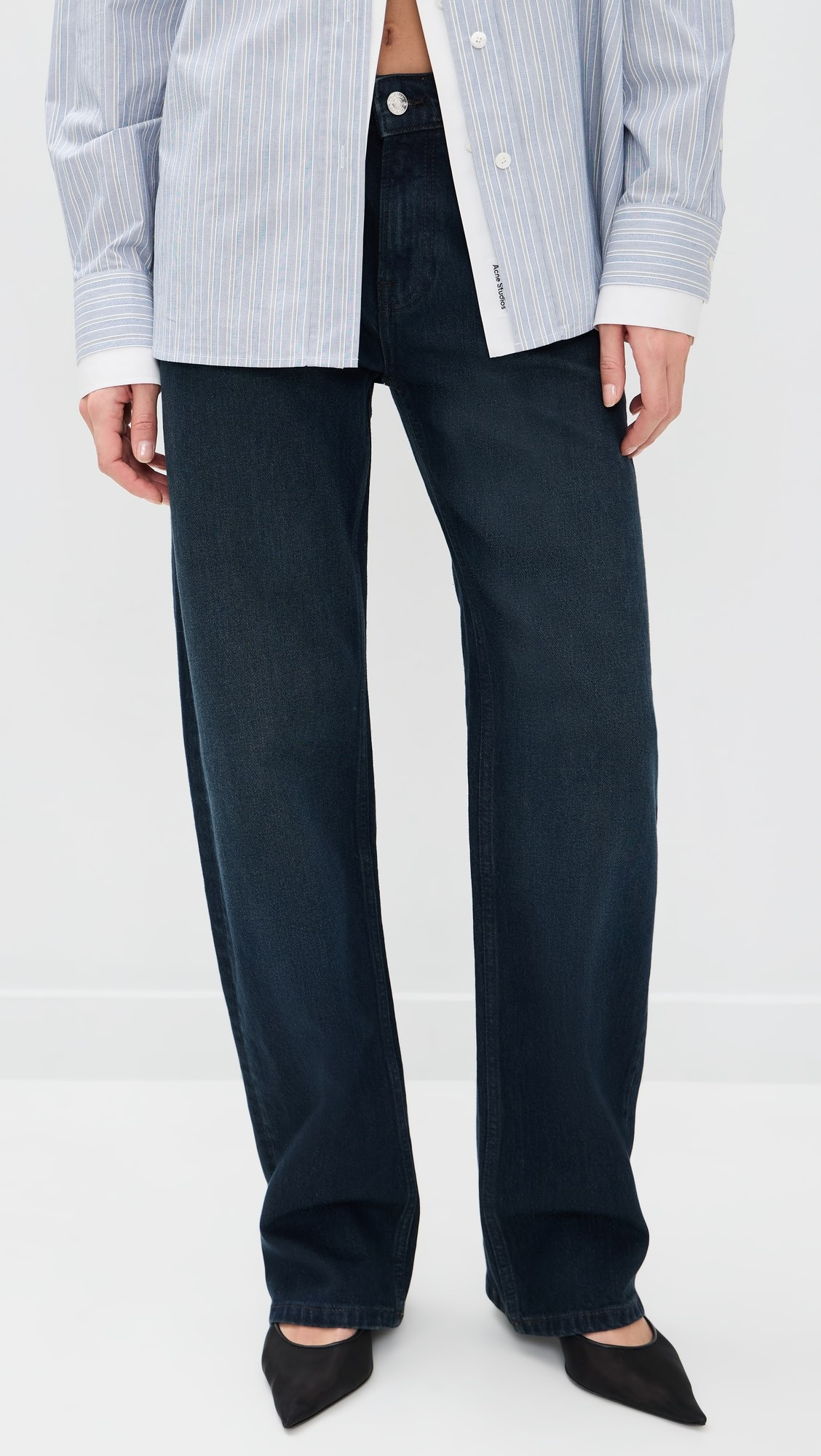 Alida Loose Bowed Jeans | Shopbop
