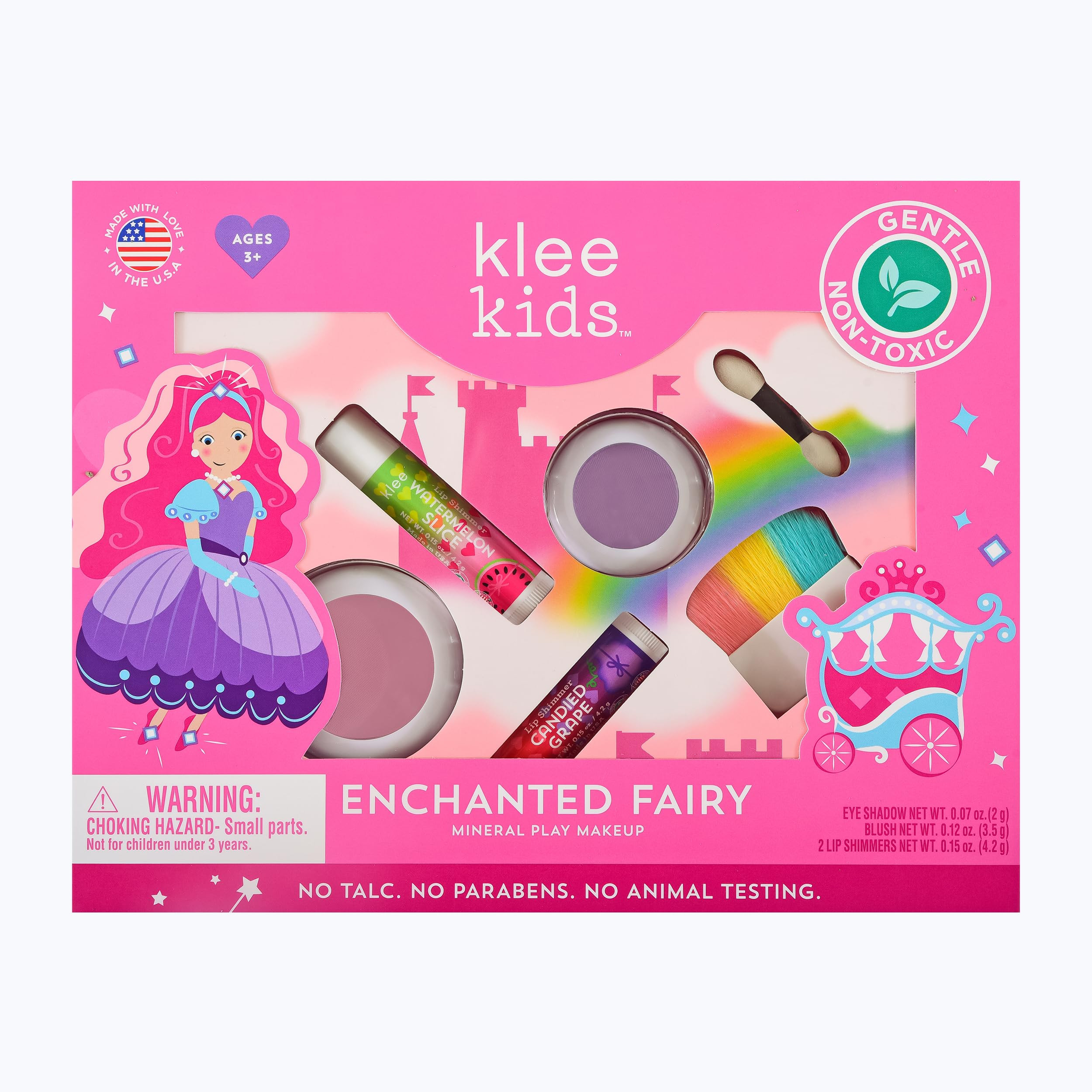 Luna Star Klee Kids Makeup Kit. Gentle and Non-Toxic. Kid-Friendly. Made in USA. (Enchanted Fairy... | Amazon (US)