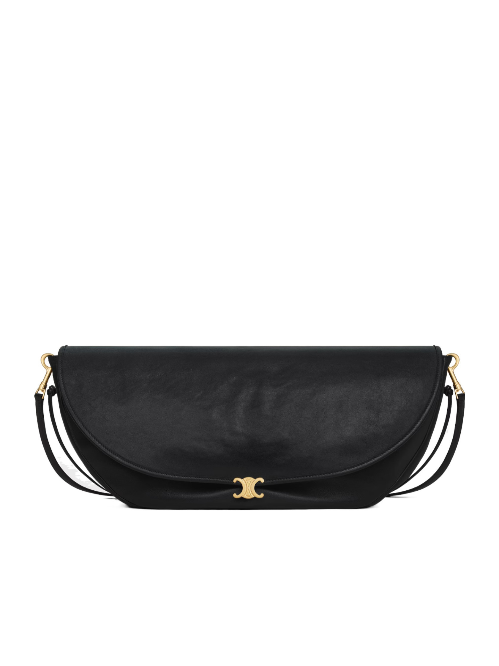 HALFMOON SOFT TRIOMPHE BAG IN SUPPLE SHINY LAMBSKIN | Senser US