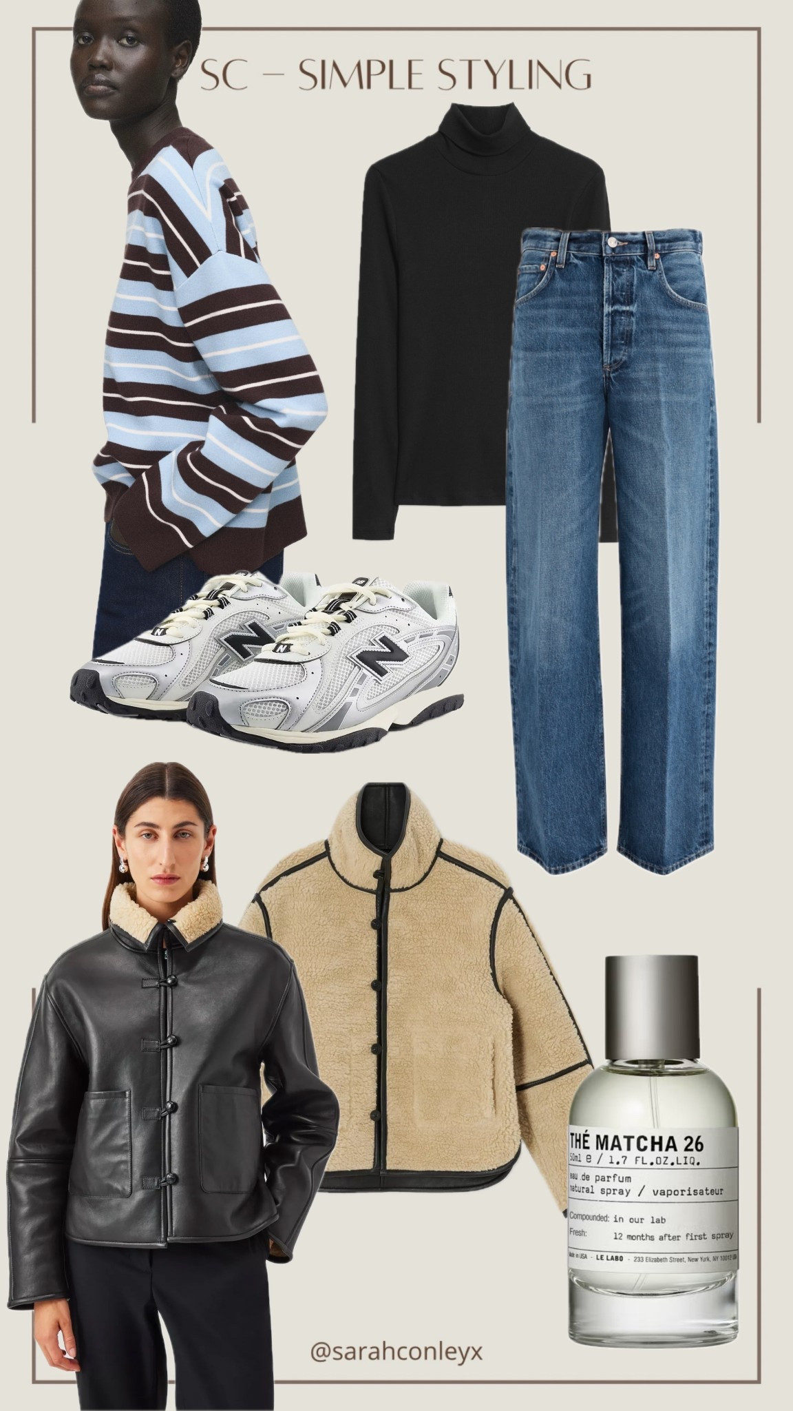 Reformation cashmere stripe knit 
Reversible leather an shirt jacket 
New balance 204l
Citizens of humanity Ayla wide leg jeans 
Le labo matcha 26 perfume 
Black roll neck top
Black Friday picks
Winter top faves
Good quality basics 
Investment pieces
Capsule wardrobe items 

#LTKuk #LTKstyletip #LTKjeans