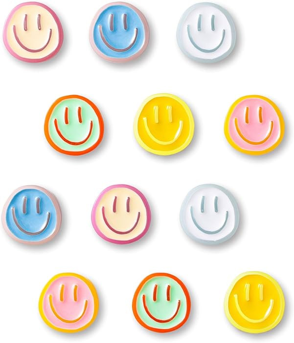Mymazn 12Pcs Fridge Magnets Cute Refrigerator Magnets, Colorful Magnets for Whiteboard Cabinet Lo... | Amazon (US)