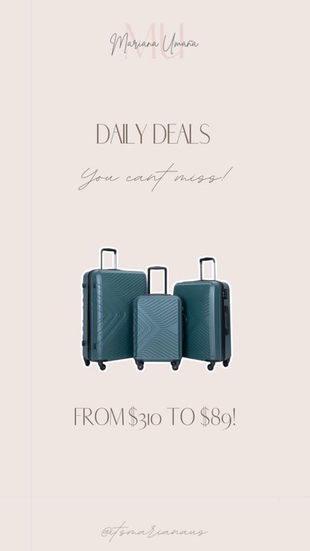 Planning a trip? These suitcases are the best option! The discount is amazing—get all 3 for just $89! 🧳✈️

#LTKU #LTKFindsUnder100 #LTKSeasonal
