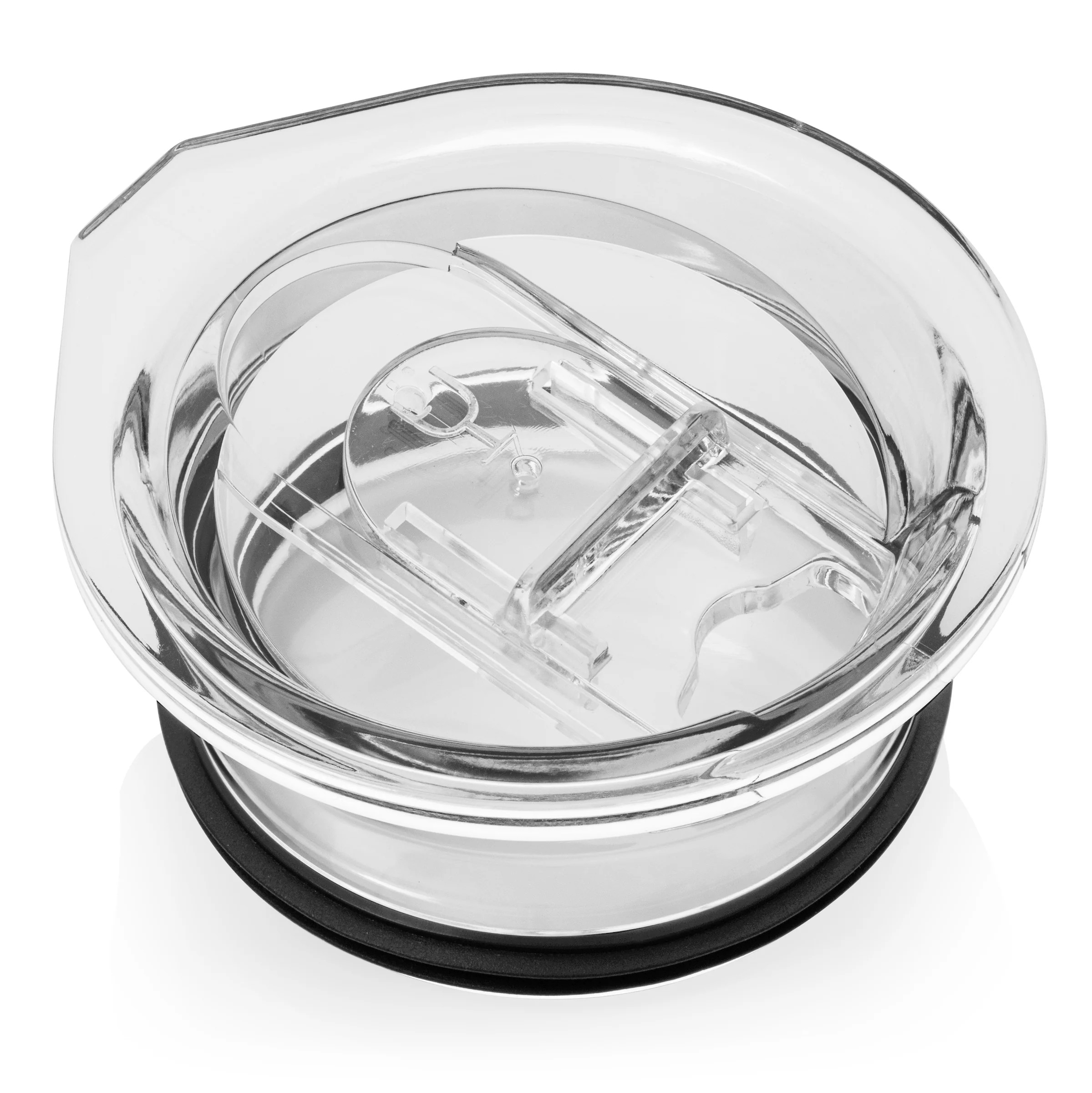 Hopsulator Slim Tumbler Lids (Clear, Black and Purple) | BruMate