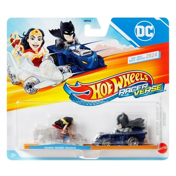 Hot Wheels RacerVerse Die-Cast Cars, Set of 2 Toy Vehicles with Character Drivers (Styles May Var... | Walmart (US)