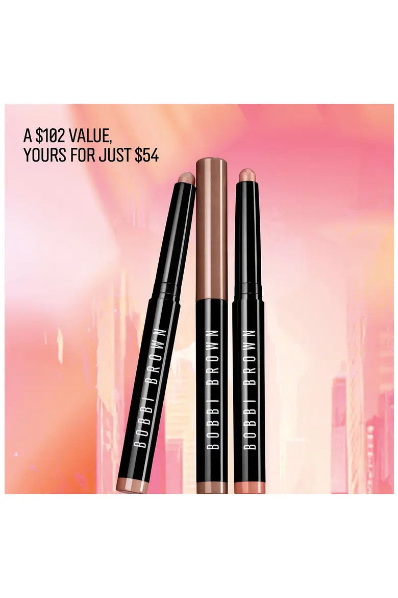 Bobbi Brown Golden Glow Waterproof Cream Eyeshadow Stick Set $102 Value (Women) | Nordstrom | Nordstrom
