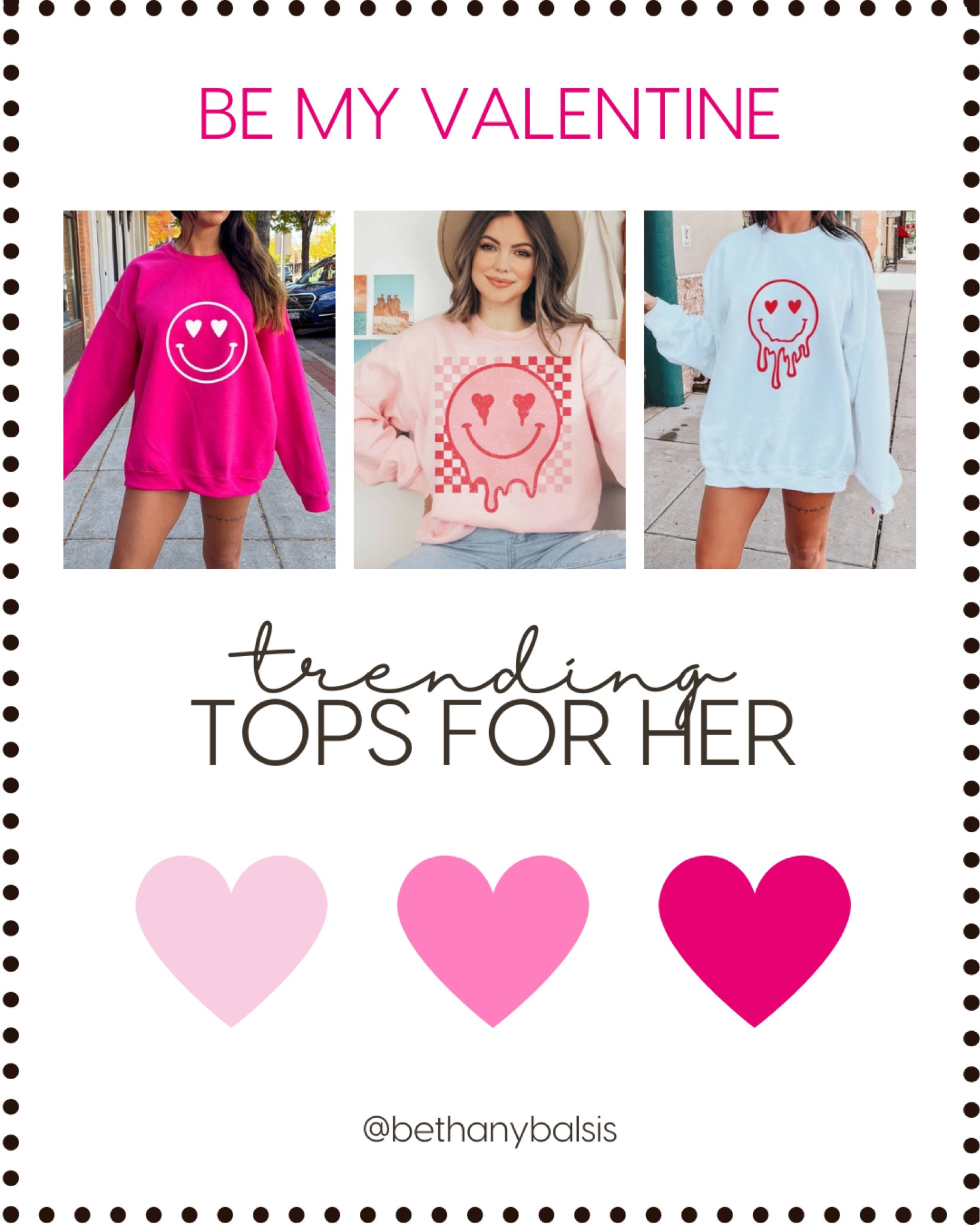 Valentine’s Day tops for her💕

#LTKstyletip #LTKSeasonal #LTKFind