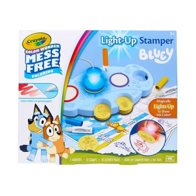 Crayola Color Wonder Magic Light-Up Stamper Bluey | Target
