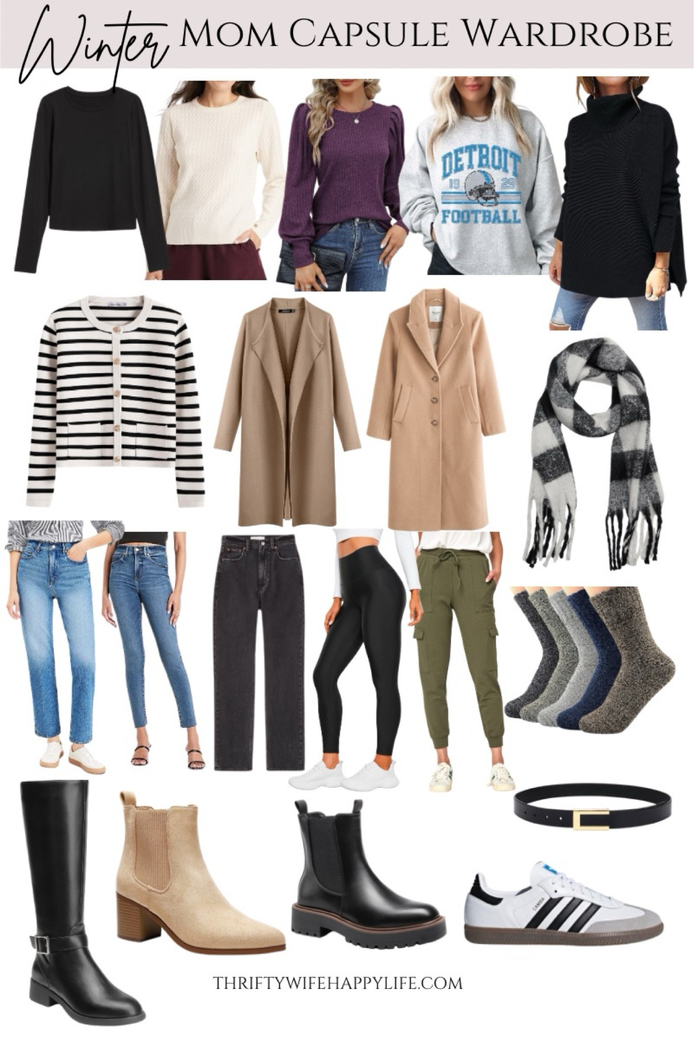 Winter mom capsule wardrobe! 20 winter staples! 

#LTKSeasonal #LTKOver40 #LTKStyleTip