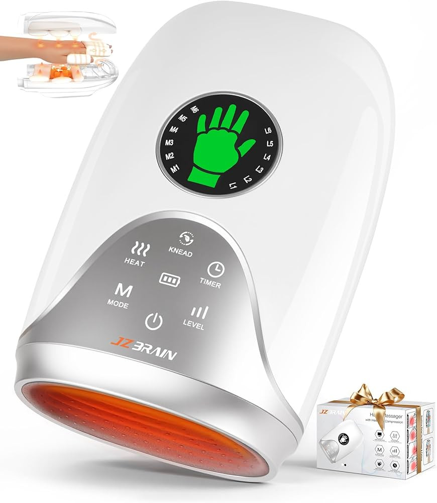 Hand Massager with Heat and Compression : Hand and Wrist Massager with Customizable Modes, Finger... | Amazon (US)