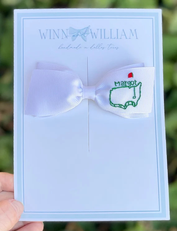 MASTERS lottie Hand-embroidered Bow | Etsy | Etsy (US)