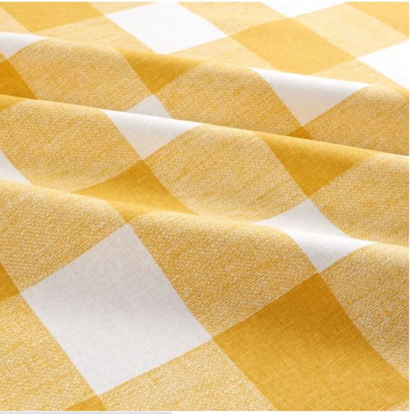Yellow Check Table Cloth, Buffalo Check Table Cloth, Yellow White Table Cloth, Easter Table Cloth... | Etsy (US)