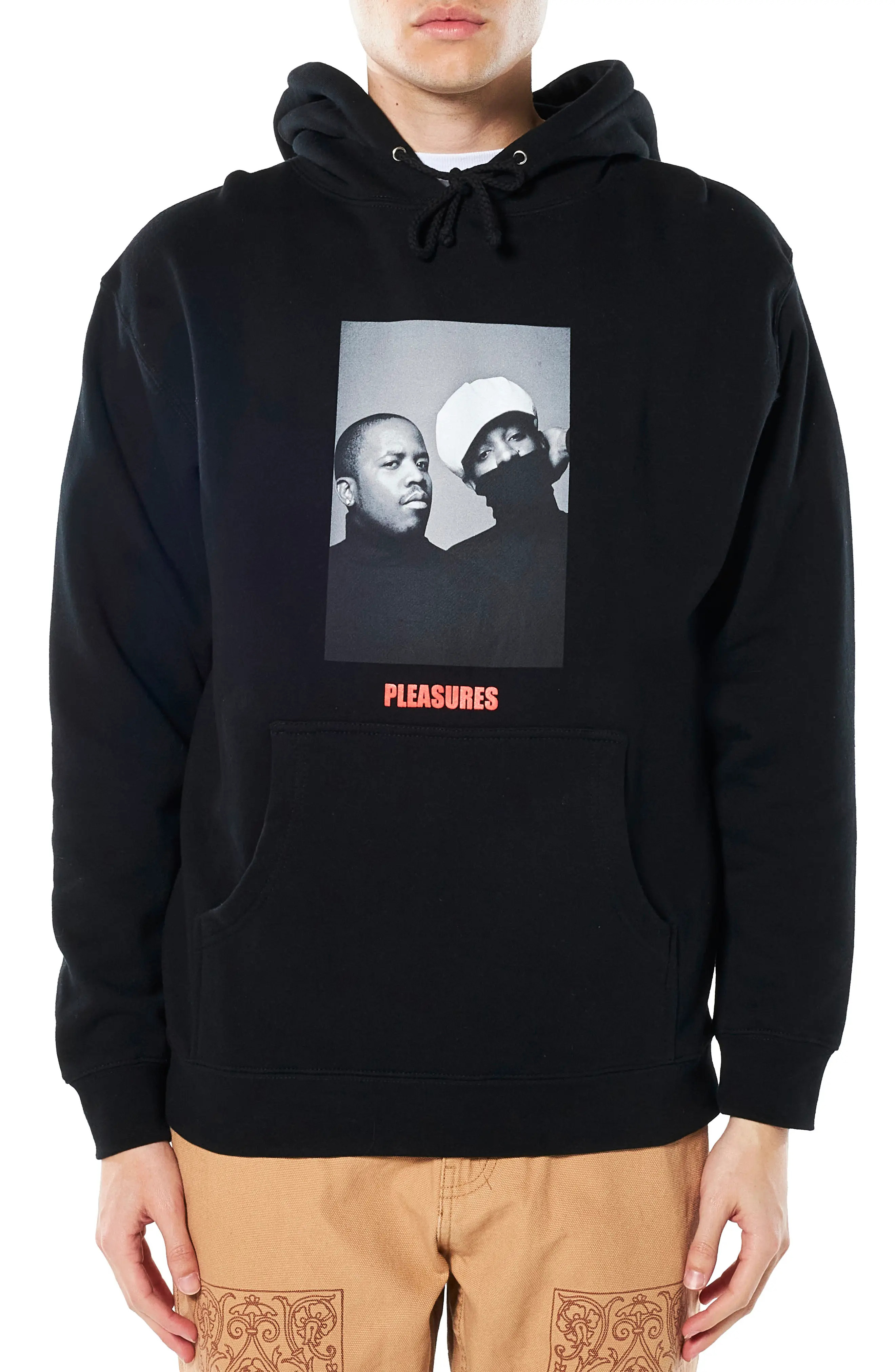 PLEASURES Vocabulary Hoodie in Black at Nordstrom, Size Medium | Nordstrom