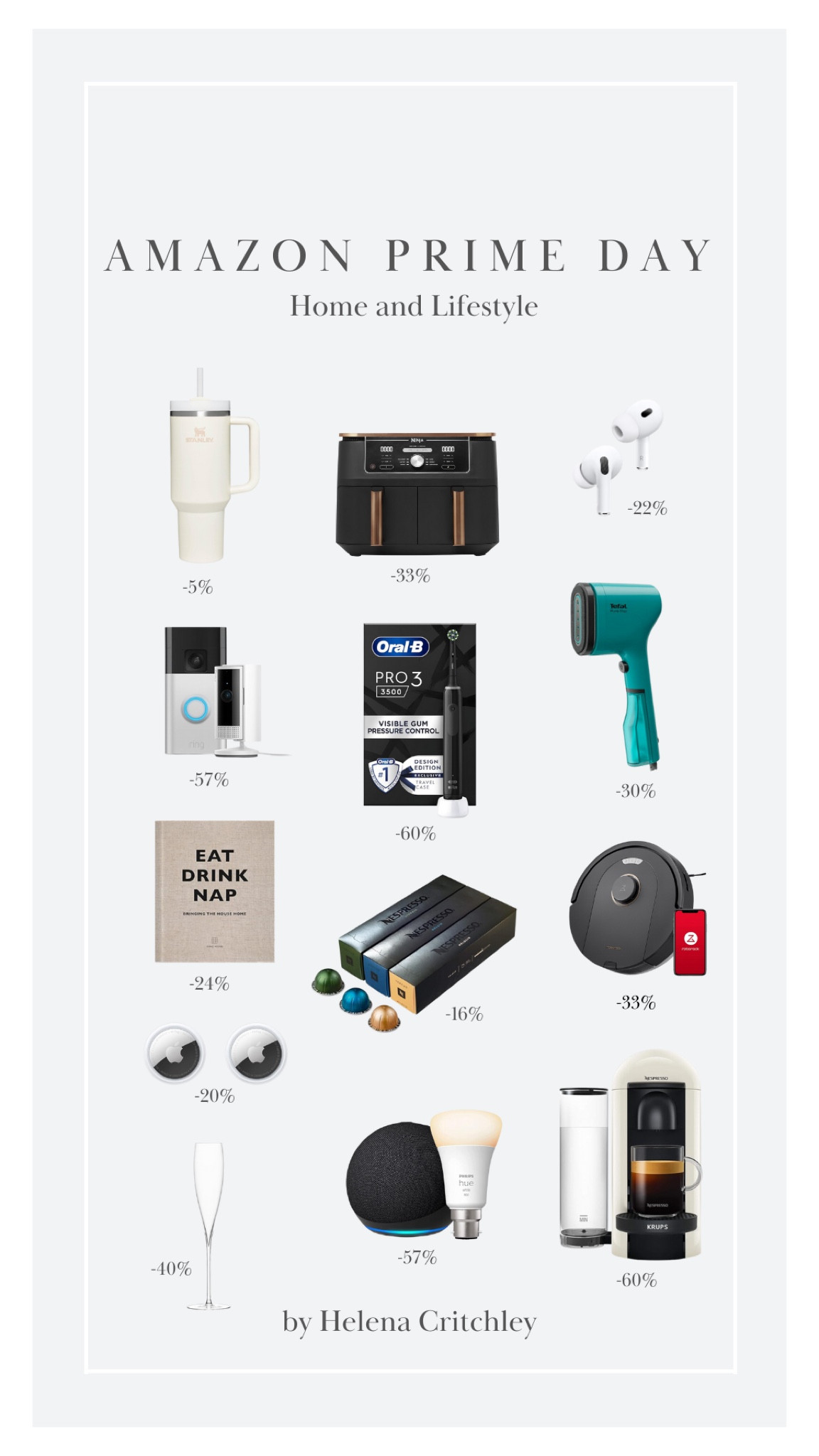 My Home and Lifestyle Selects for Amazon Prime Day! 

Amazon Prime, Home Essentials, Lifestyle, Home Tools, Gadgets, Stanley Cup, Ring Door Bell, Kitchen Essentials 

#LTKeurope #LTKuk #LTKsale