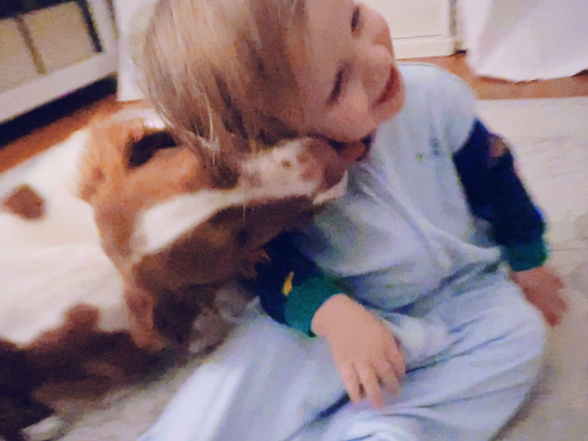 nothing better than night night 😴 kisses 😘 from Red 🐶 
#judsonandred 👼🏼🫶🏽
#aboyandhisdog 🤍

#LTKhome #LTKbaby #LTKfamily