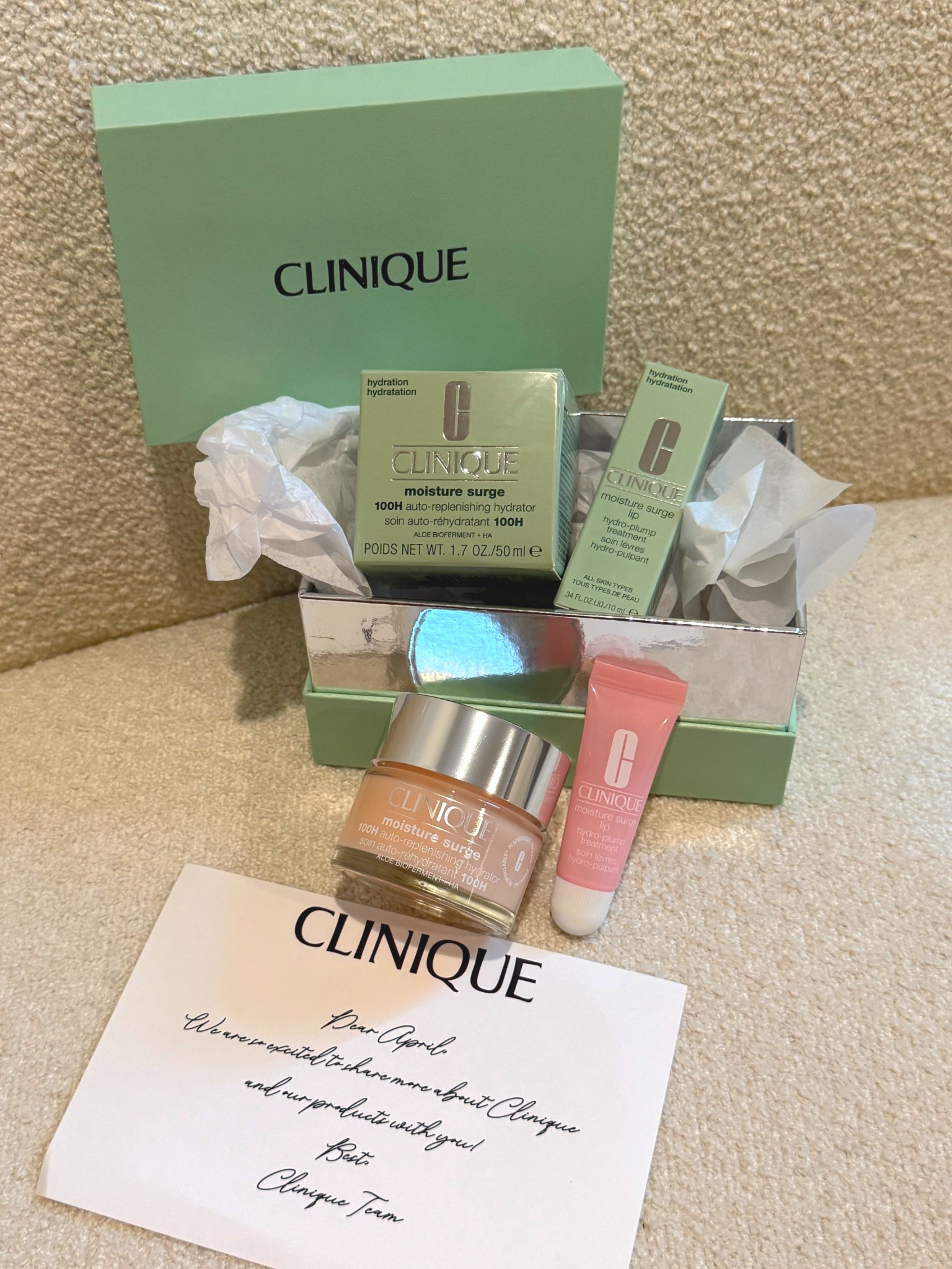 Thank you CLINIQUE 💚🩷 Cannot wait to these moisturizers especially the lip hydro-plump! 💄 #LTKskin #LTKmoisturizer #LTKlip #LTKbeauty #LTKclinique

#LTKmorningroutine #LTKselfcare #LTKBeauty
