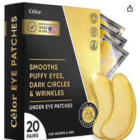 Amazon eye patches that help with wrinkles, moisture, dark circles and puffy eyes! 

#LTKbeauty #LTKsalealert #LTKFind