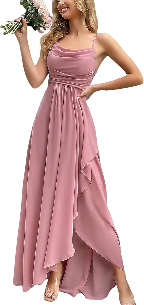 Women's 2026 Spring Formal Evening Gown Elegant Long Prom Dress Wedding Guest Party Cocktail Brid... | Amazon (US)