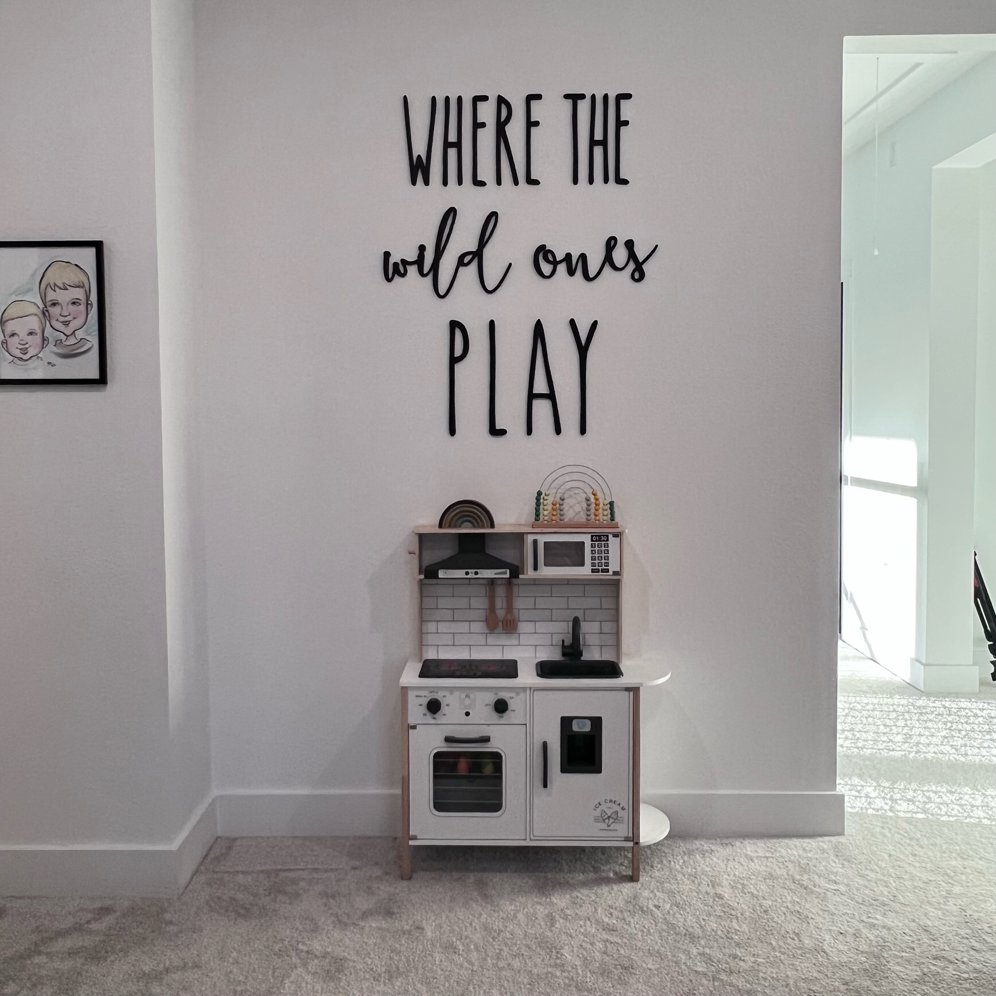 Just hung the cutest playroom sign and had to share!🤍

#playroom #walldecor #wallsign #kidsroom #etsy #etsyplayroom #playroomfinds #wherethewildonesplay #playkitchen #amazon #anazonfinds #kidsdecor 

#LTKkids #LTKhome #LTKFind