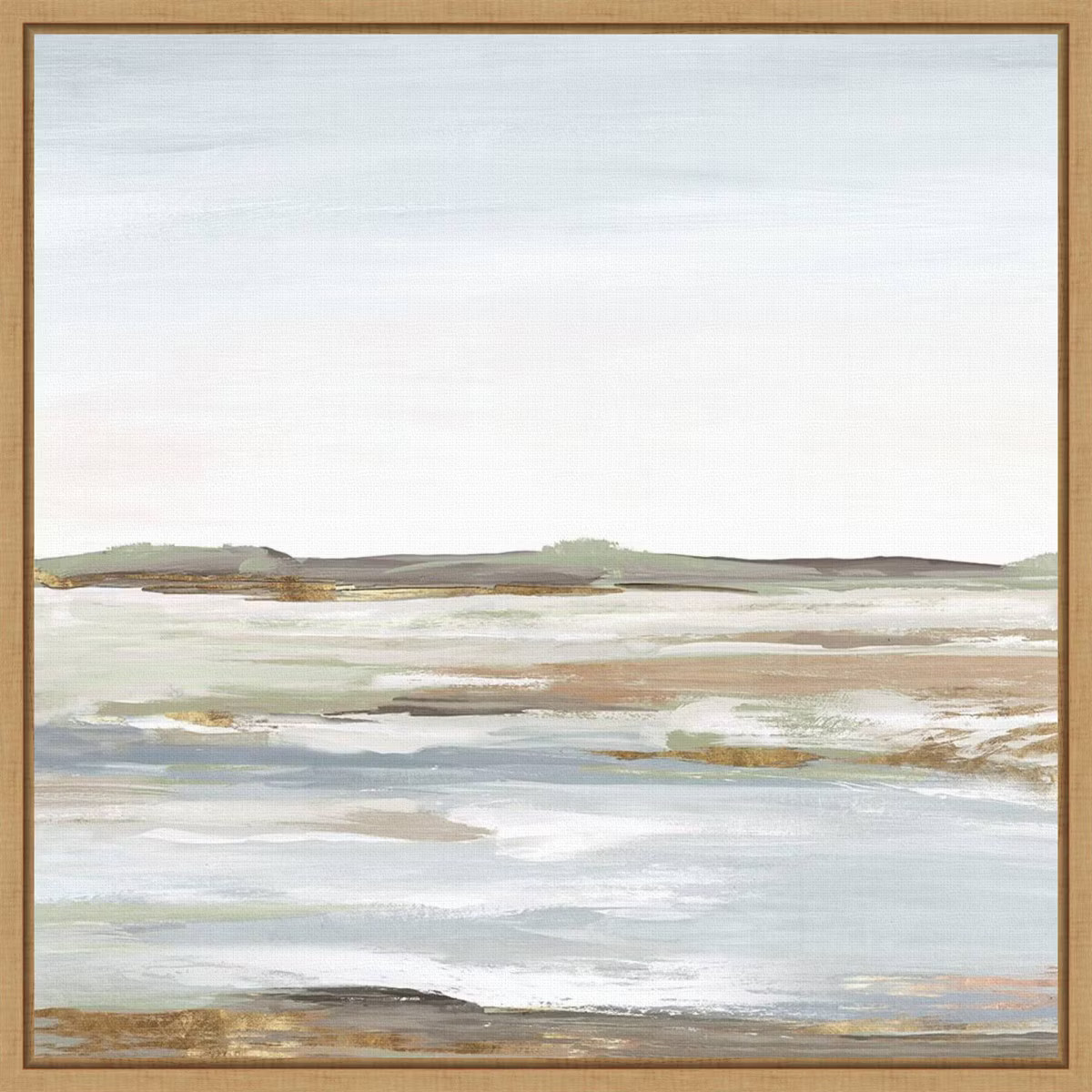 16" x 16" Vastness I by Eva Watts Framed Wall Canvas - Amanti Art: Modern Style Lithograph, Horiz... | Target