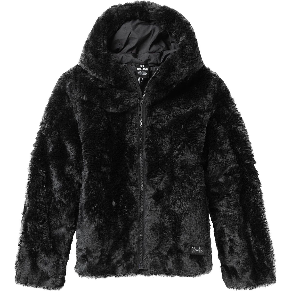 Under Armour Cozy Fur Hoodie - Girls' - Kids | Backcountry