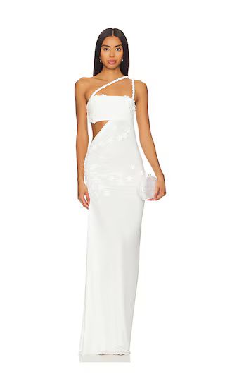 Leslie Gown in White | Revolve Clothing (Global)