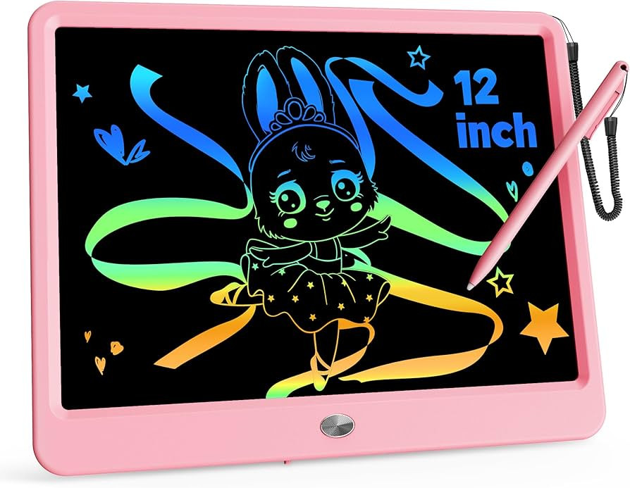 KOKODI 12 Inch LCD Writing Tablet with Anti-Lost Stylus, Erasable Doodle Board Colorful Toddler D... | Amazon (US)
